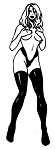 Stripper Girl v2 Decal Sticker